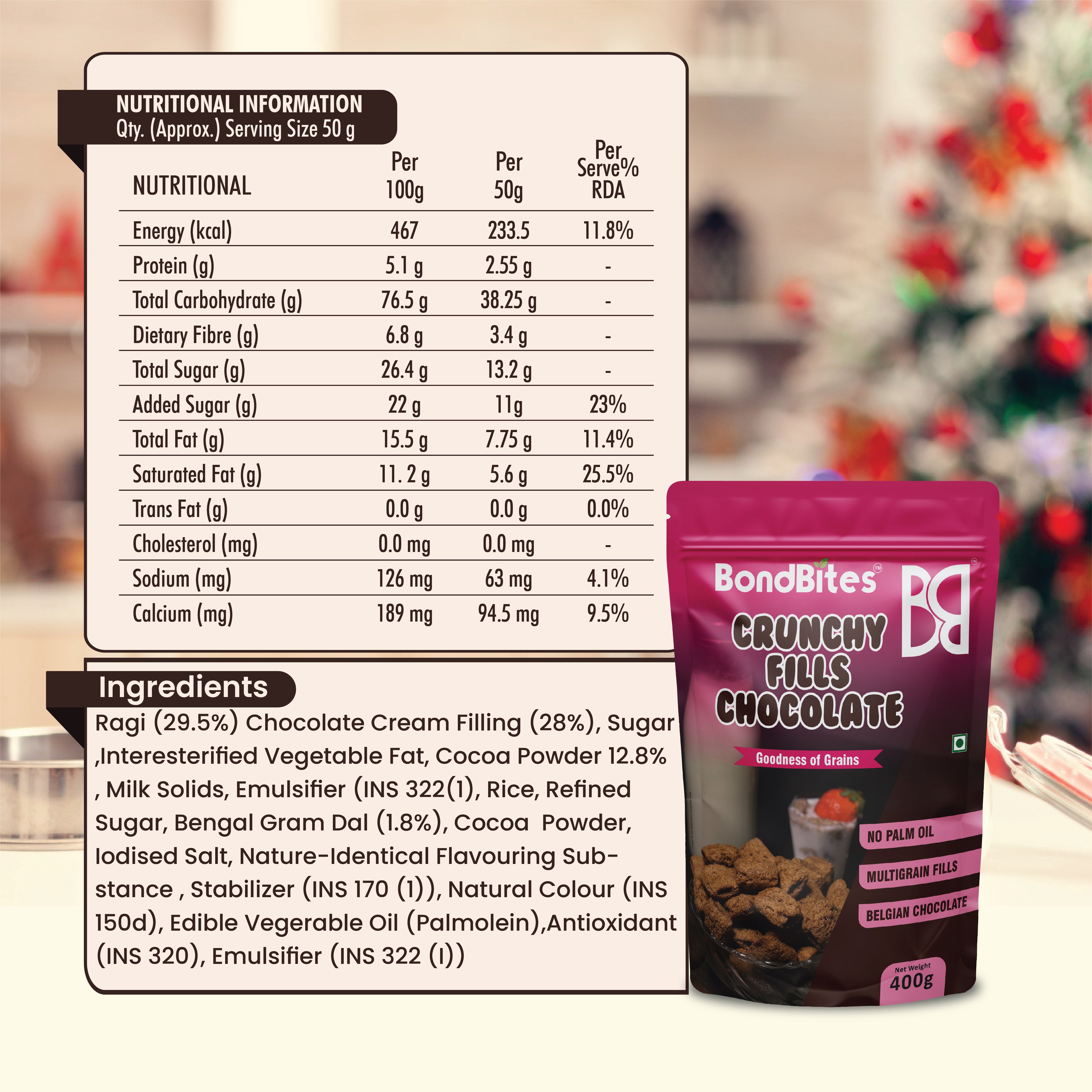 Multigrain Chocolate Crunchy Fills (400gm)